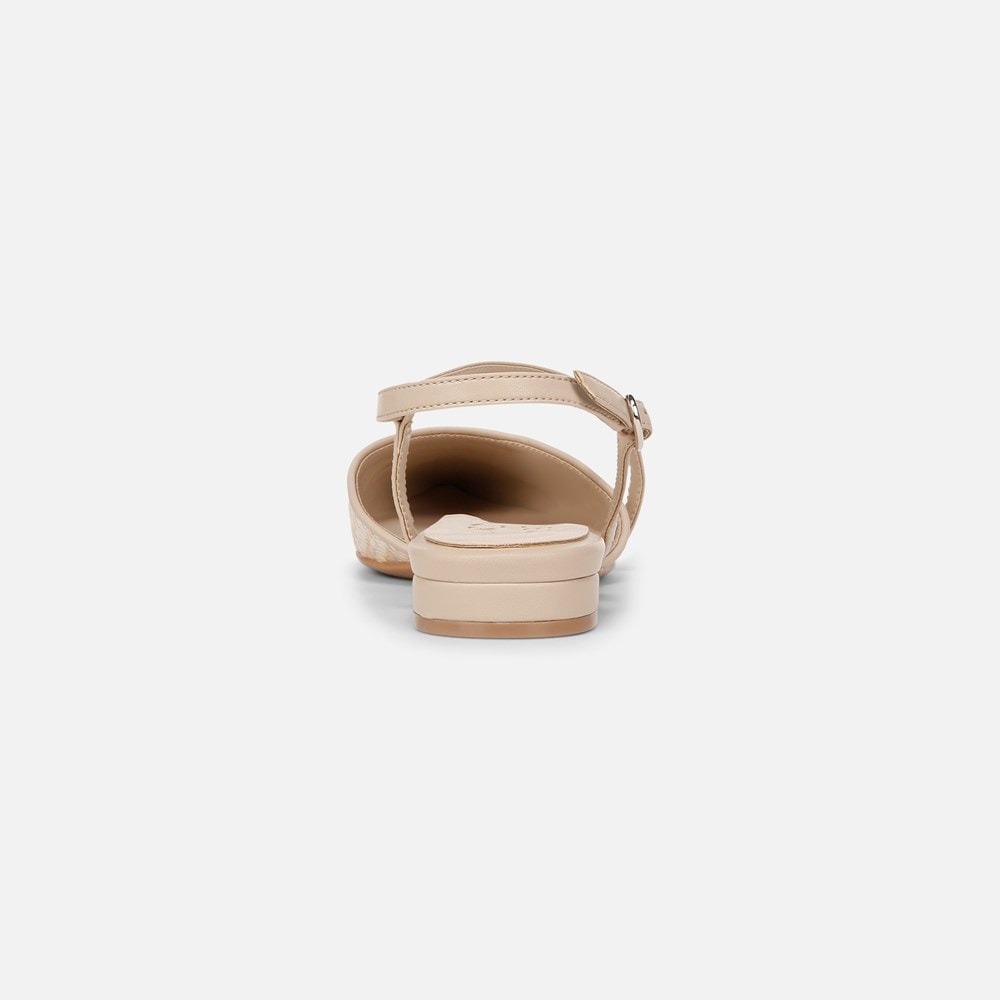 Naturalizer Hawaii Slingback Flat - Opal Natural / Tan Fabric