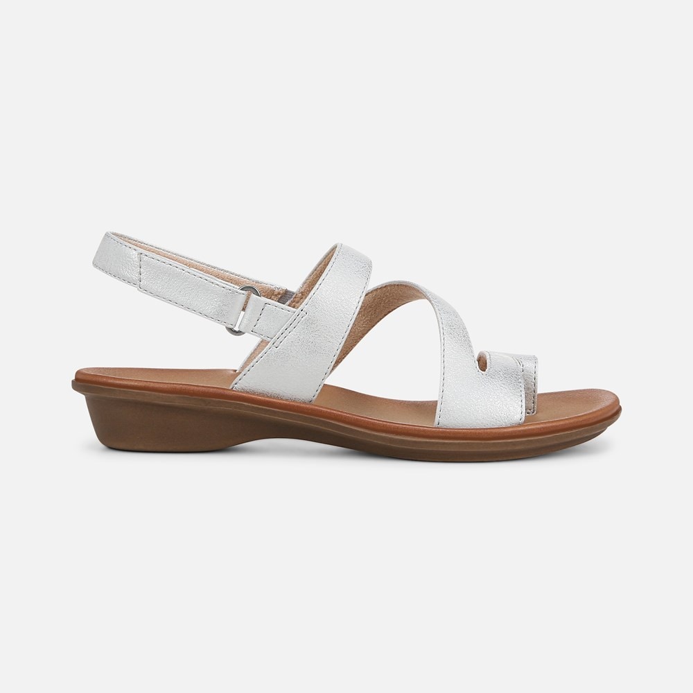 Naturalizer Soul Shakina Sandal - Silver Faux Leather