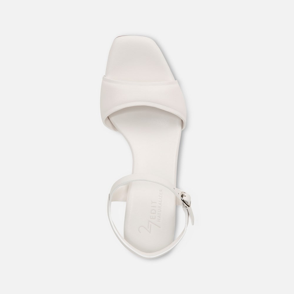 Naturalizer 27 EDIT Grace Dress Sandal - Warm White Leather