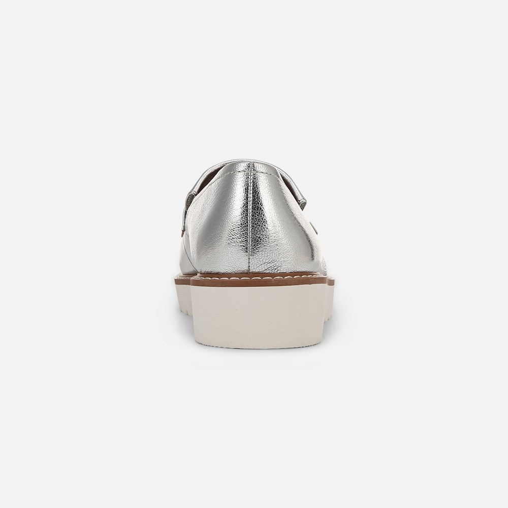 Naturalizer ADILINE LOAFER - Silver Leather