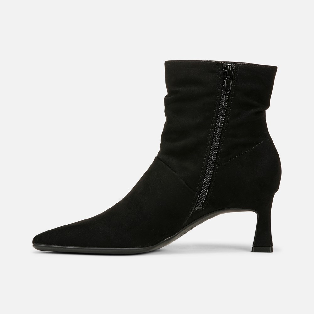 Naturalizer Tribute Ankle Bootie - Black Fabric