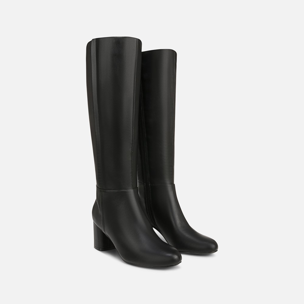Naturalizer Loving Wide Calf Knee High Boot - Black