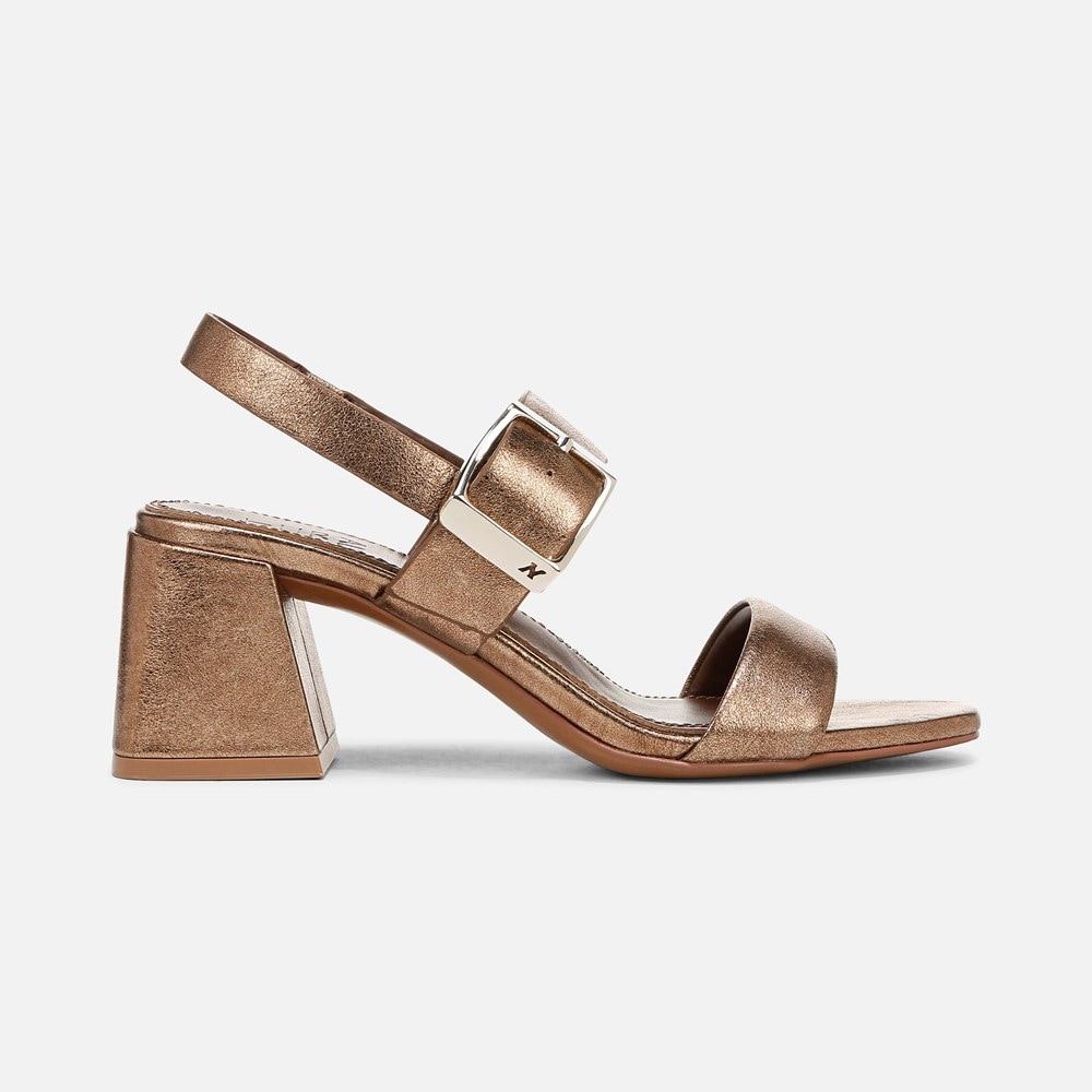 Naturalizer Vicky Dress Sandal - Soft Bronze Leather