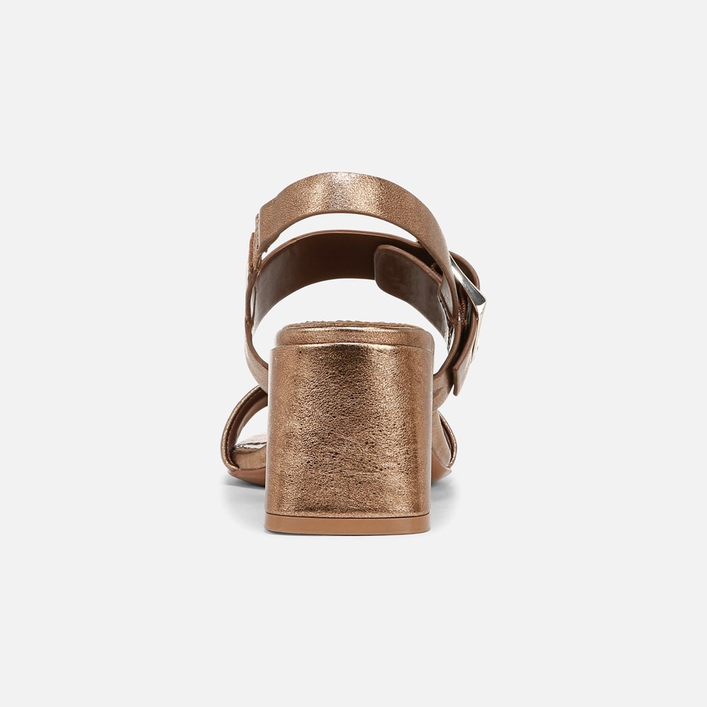 Naturalizer Vicky Dress Sandal - Soft Bronze Leather