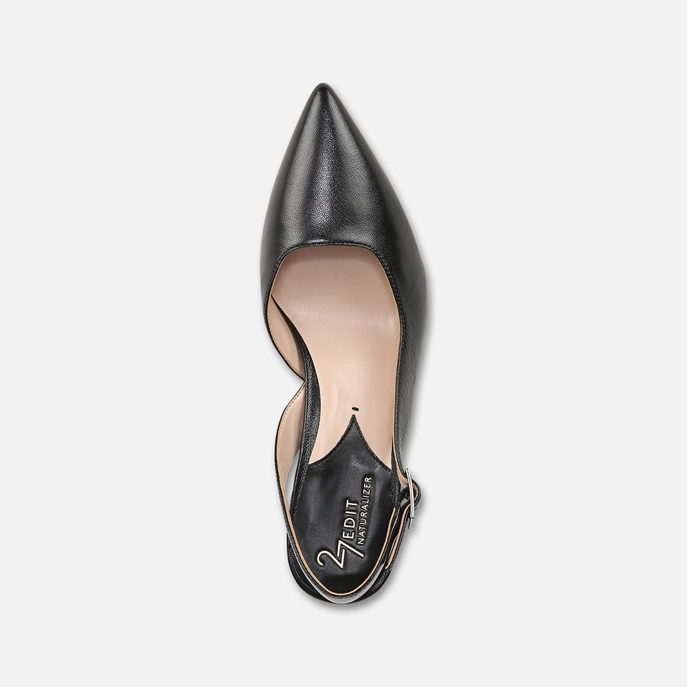 Naturalizer 27 EDIT Felicia 4 Slingback Dress Shoe - Black Leather