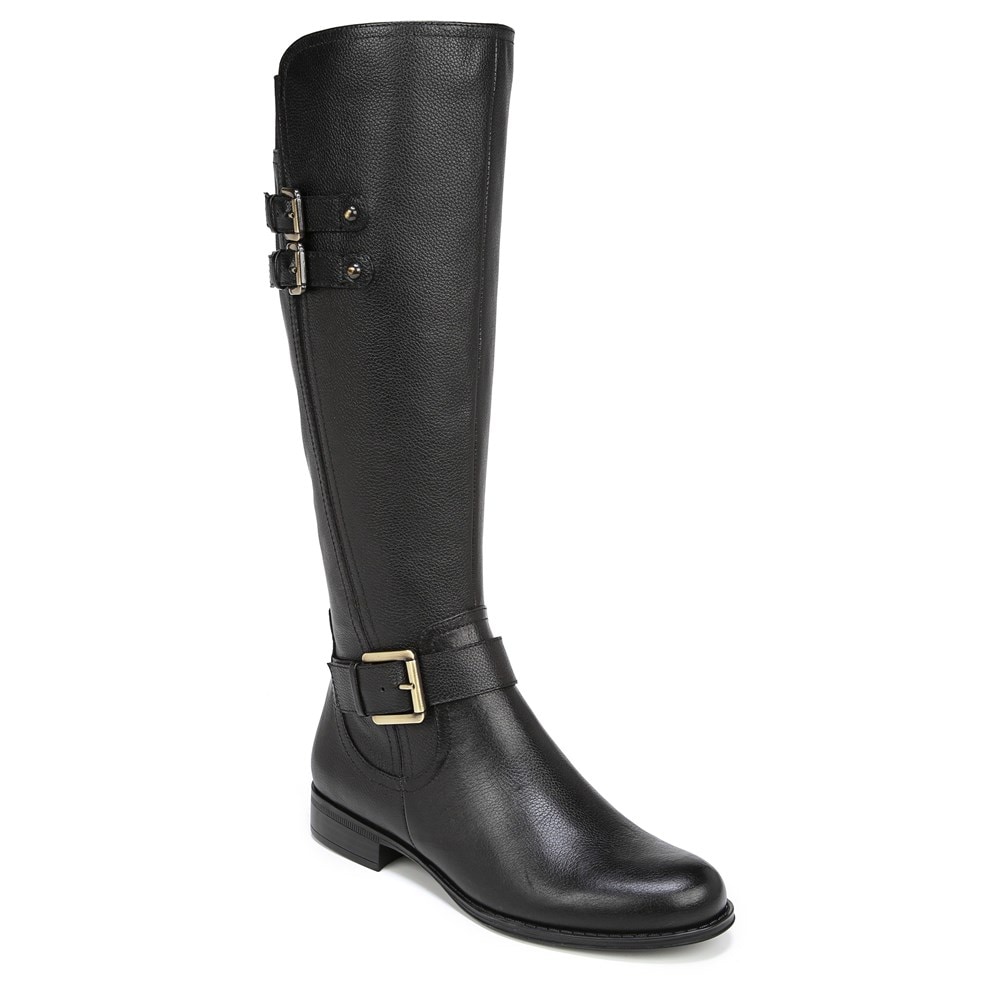 Naturalizer Jessie Knee High Boot - Black Leather