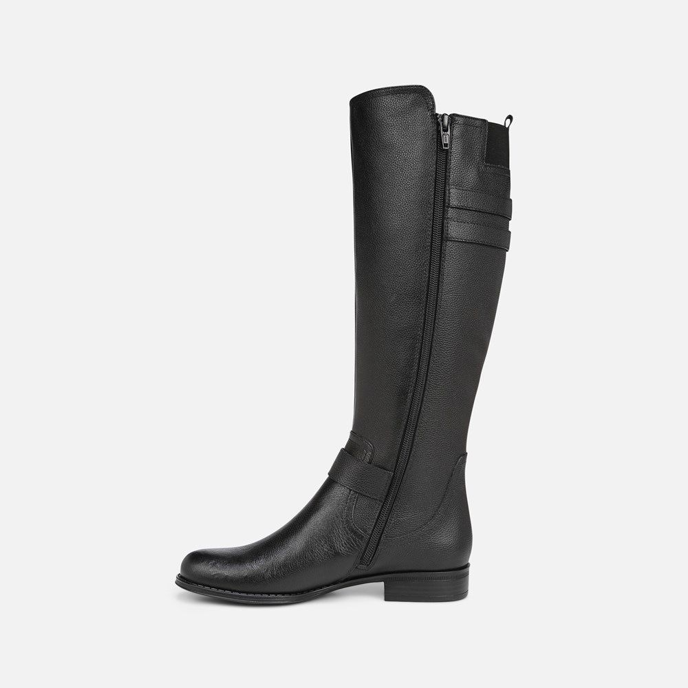Naturalizer Jessie Knee High Boot - Black Leather