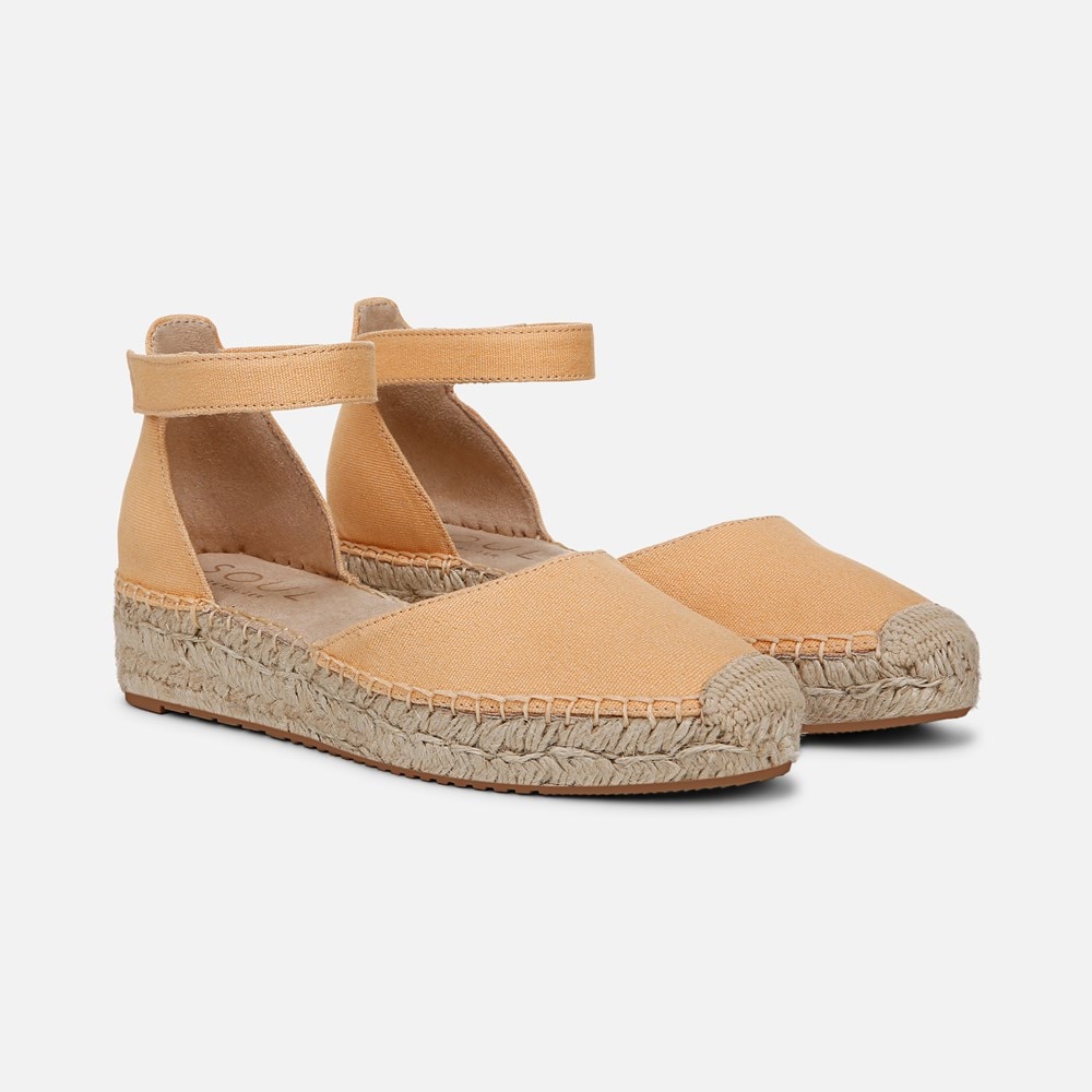 Naturalizer SOUL Wren Espadrille - Yellow Canvas
