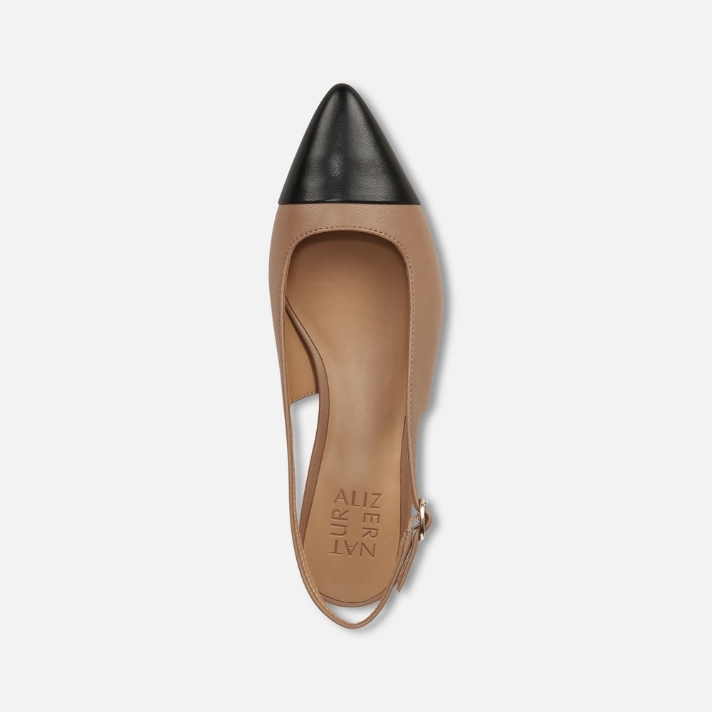 Naturalizer Banks Slingback - Taupe Leather