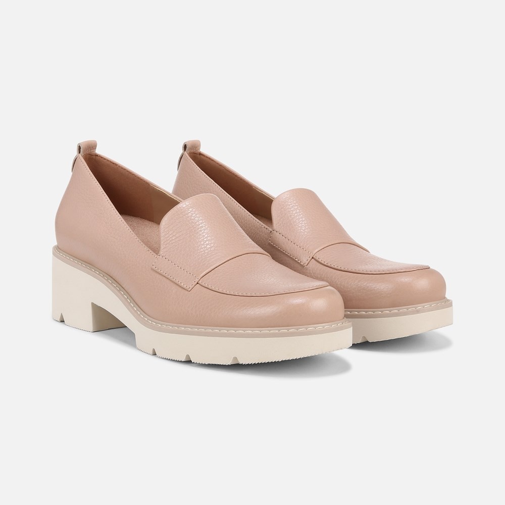Naturalizer Darry Lug Sole Loafer - Vintage Mauve Leather