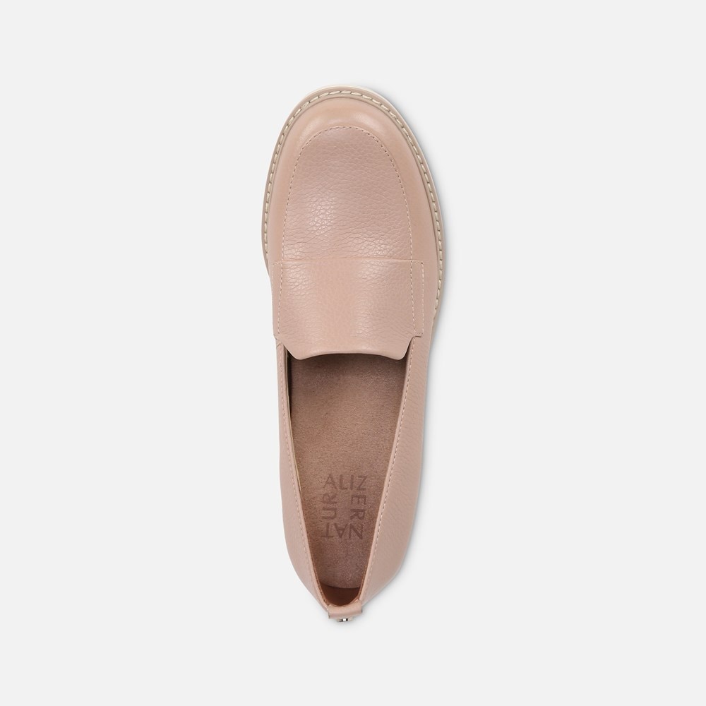 Naturalizer Darry Lug Sole Loafer - Vintage Mauve Leather