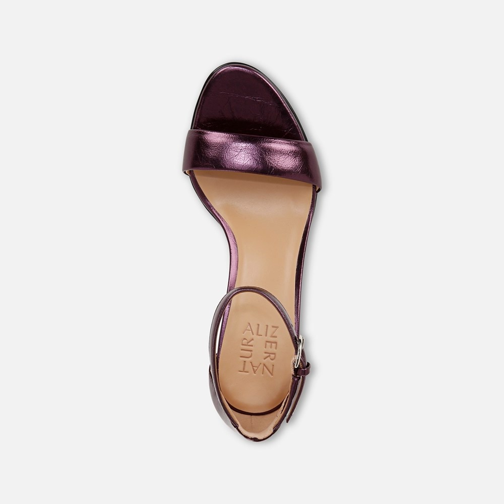 Naturalizer Vera Dress Sandal - Deep Plum Purple Leather