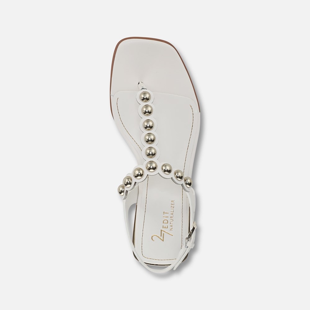 Naturalizer 27 EDIT Nara Sandal - Warm White Leather