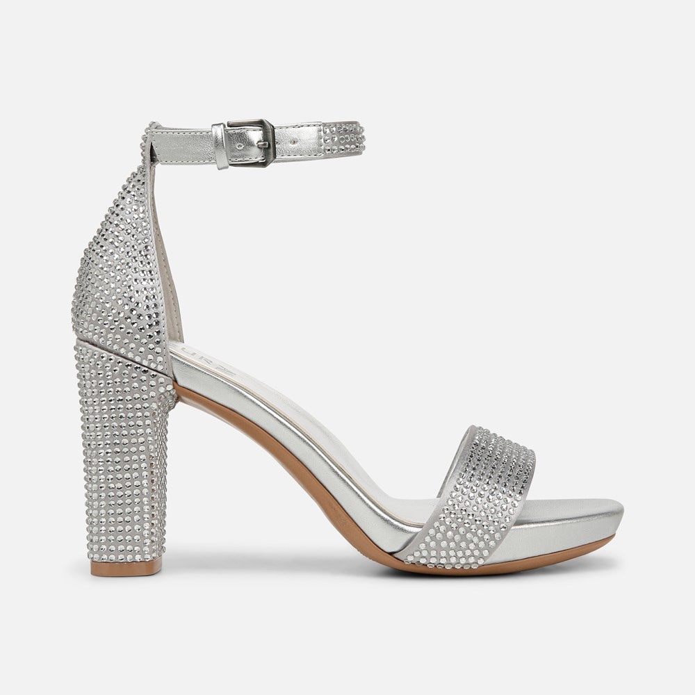 Naturalizer Joy Dress Sandal - Silver Satin