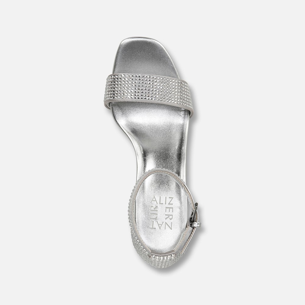 Naturalizer Joy Dress Sandal - Silver Satin