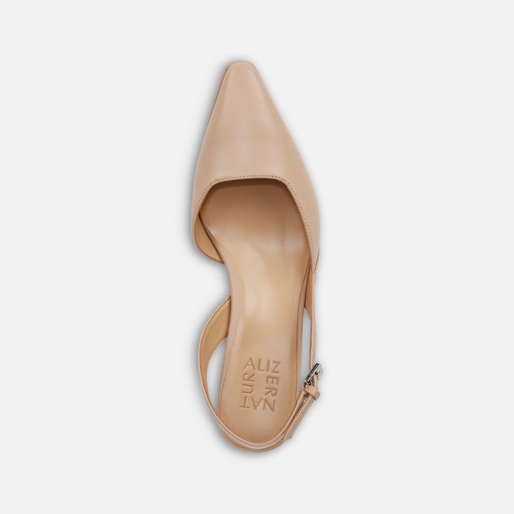 Naturalizer Dalary Slingback Pump - Creme Brulee Leather