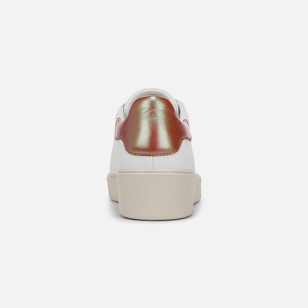 Naturalizer Morrison 2.0 Lace Up Sneaker - White / Pink Leather