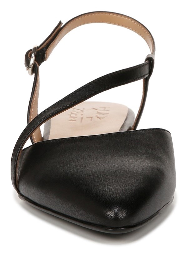 Naturalizer Hawaii Slingback Flat - Black Leather