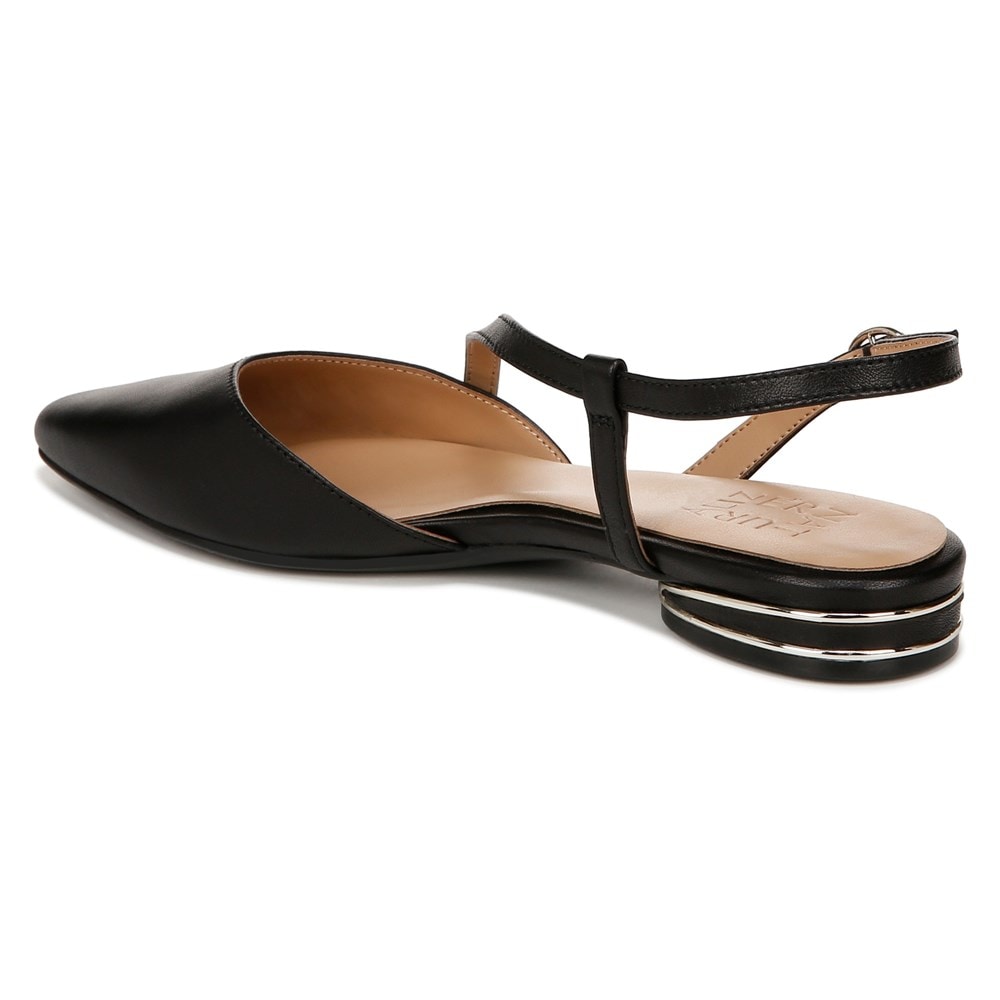 Naturalizer Hawaii Slingback Flat - Black Leather