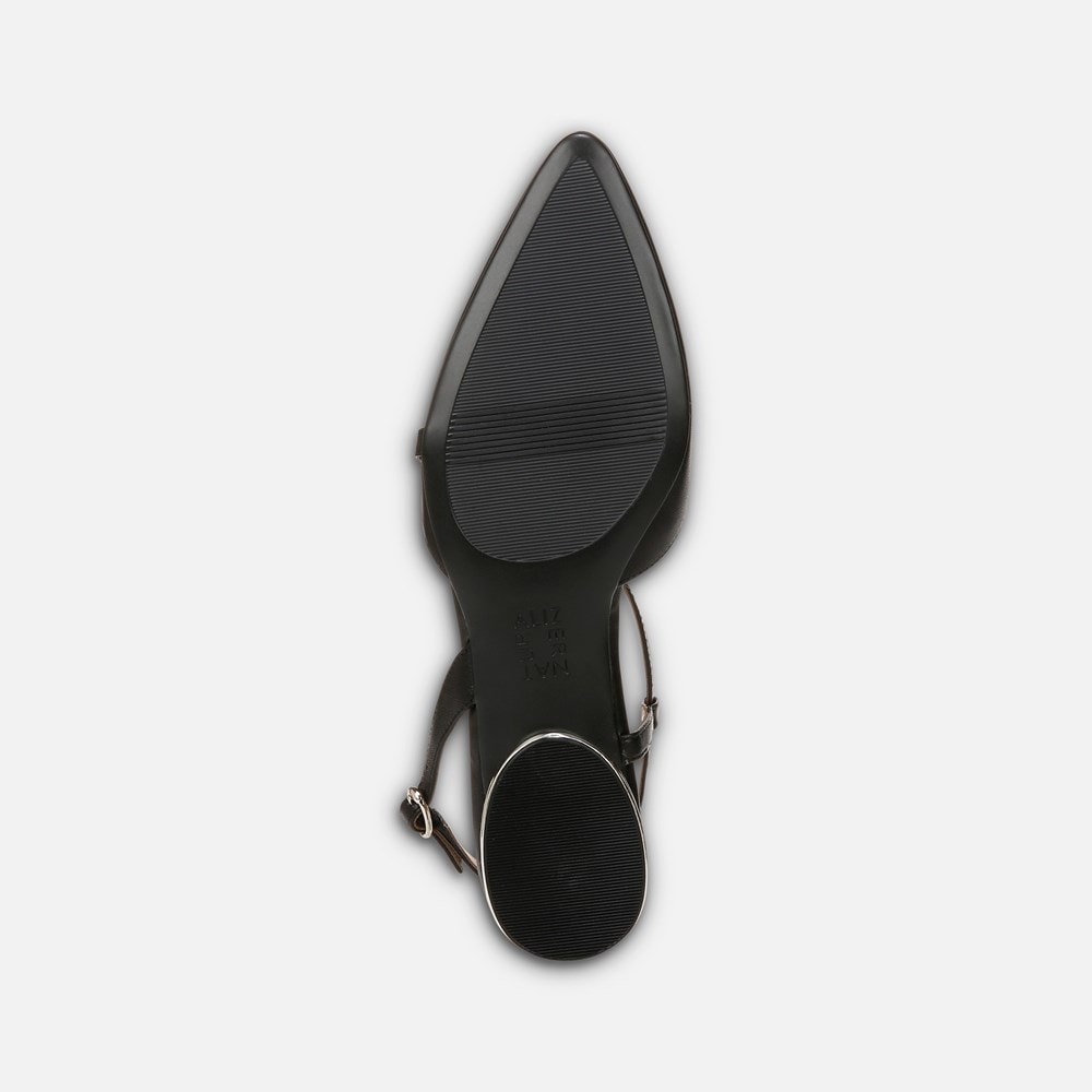 Naturalizer Hawaii Slingback Flat - Black Leather