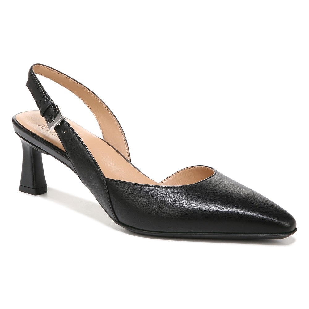 Naturalizer Dalary Slingback Pump - Black Leather