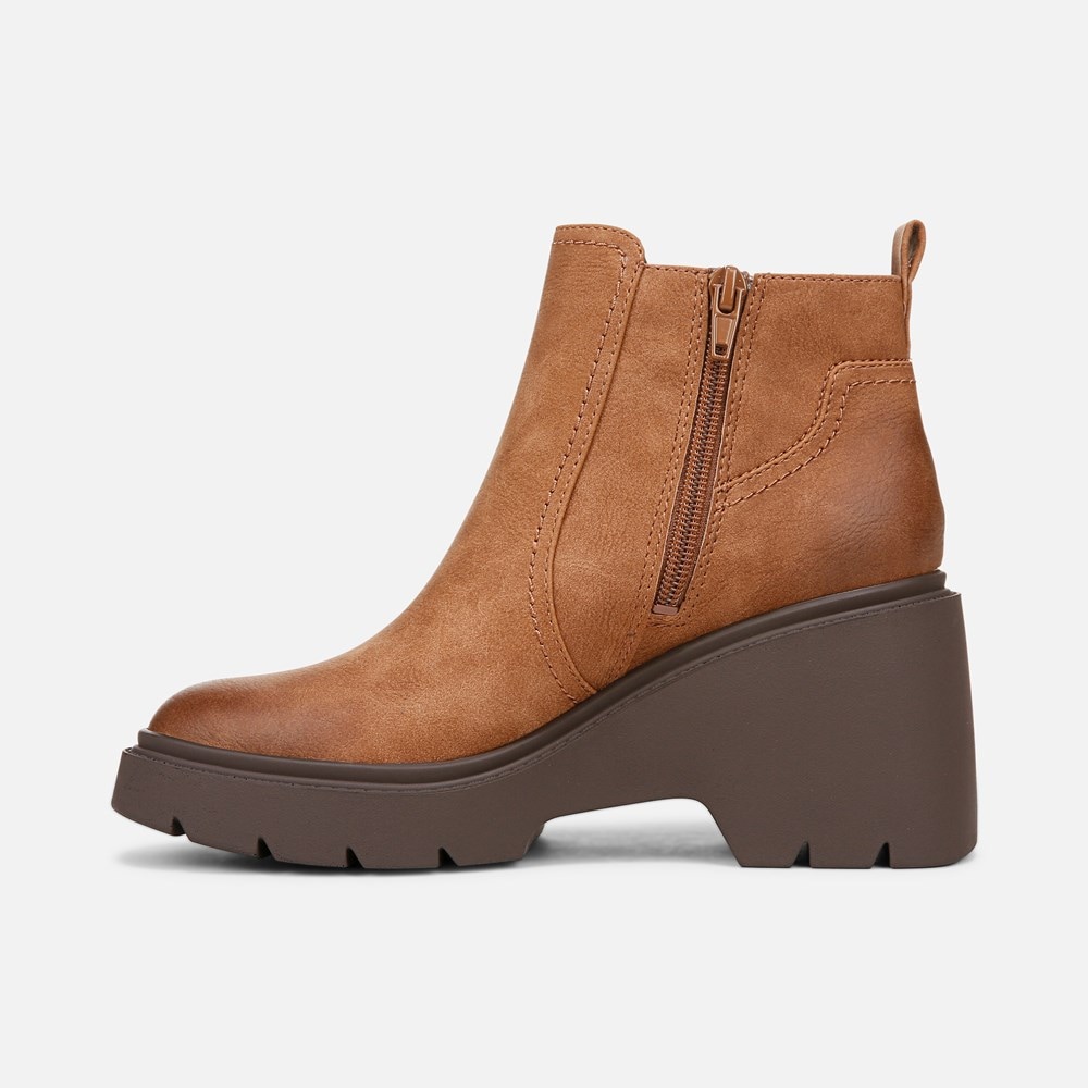 Naturalizer Soul Cora Ankle Boot - English Tea Faux Leather