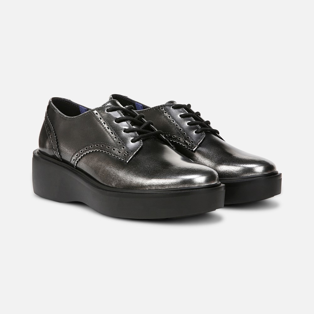 Naturalizer Obtain Lace up Derby - Silver Leather