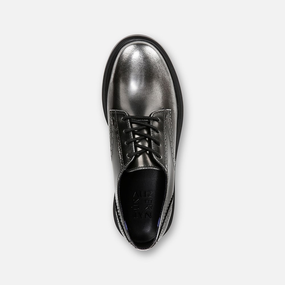 Naturalizer Obtain Lace up Derby - Silver Leather