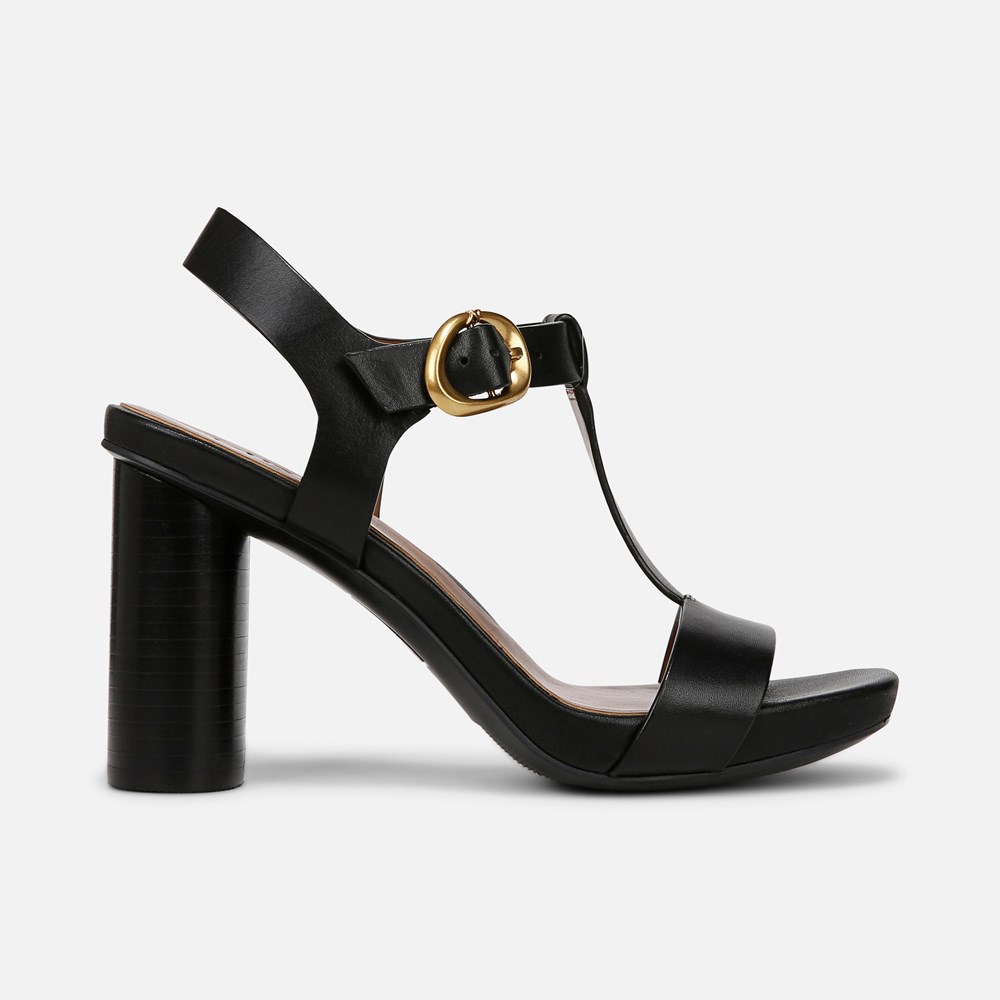 Naturalizer Jordis Dress Sandal - Black Leather