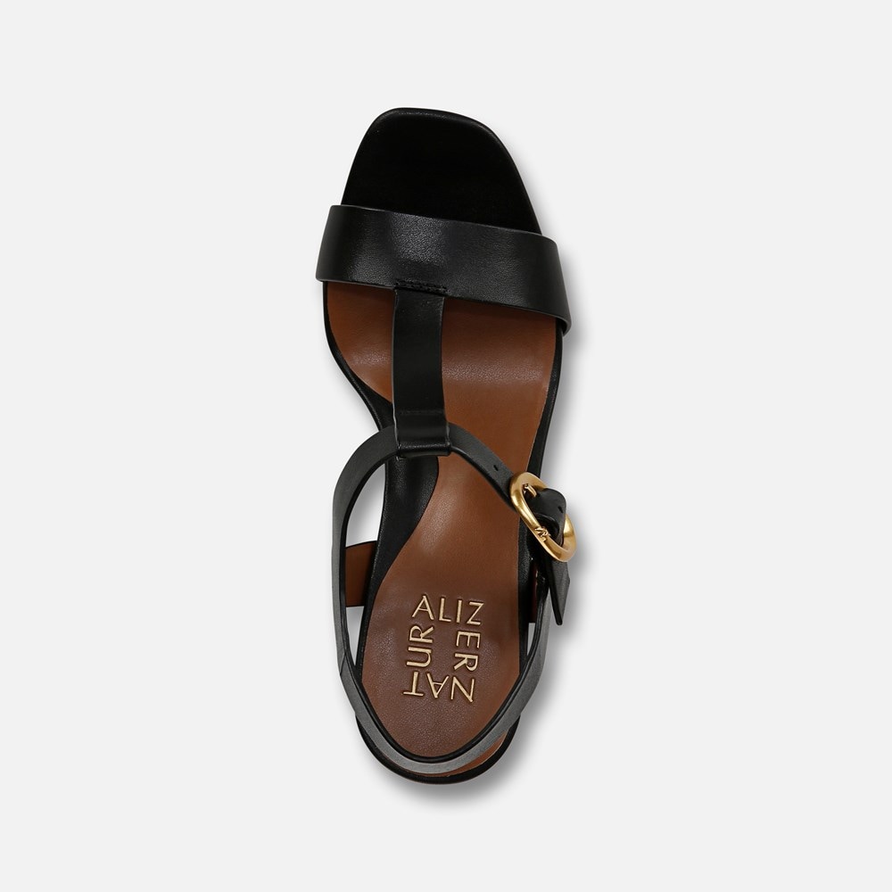 Naturalizer Jordis Dress Sandal - Black Leather