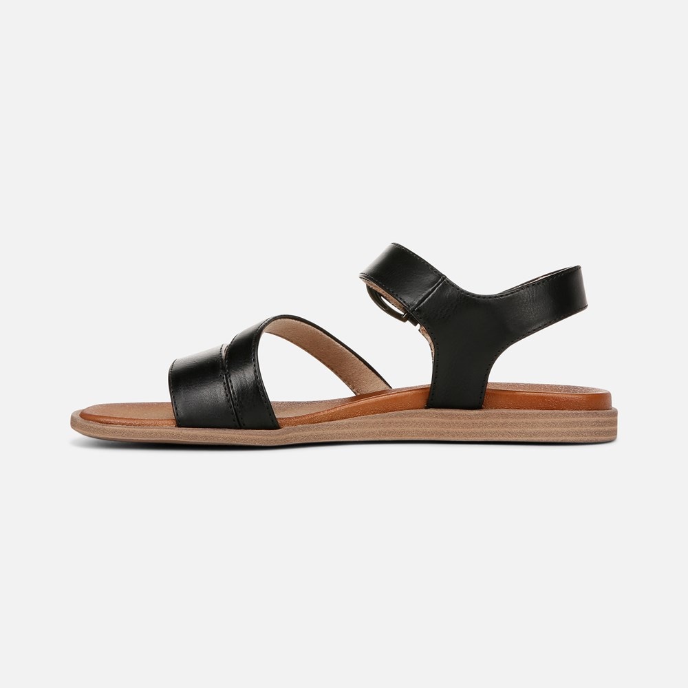 Naturalizer SOUL Jayvee Sandal - Black Faux Leather