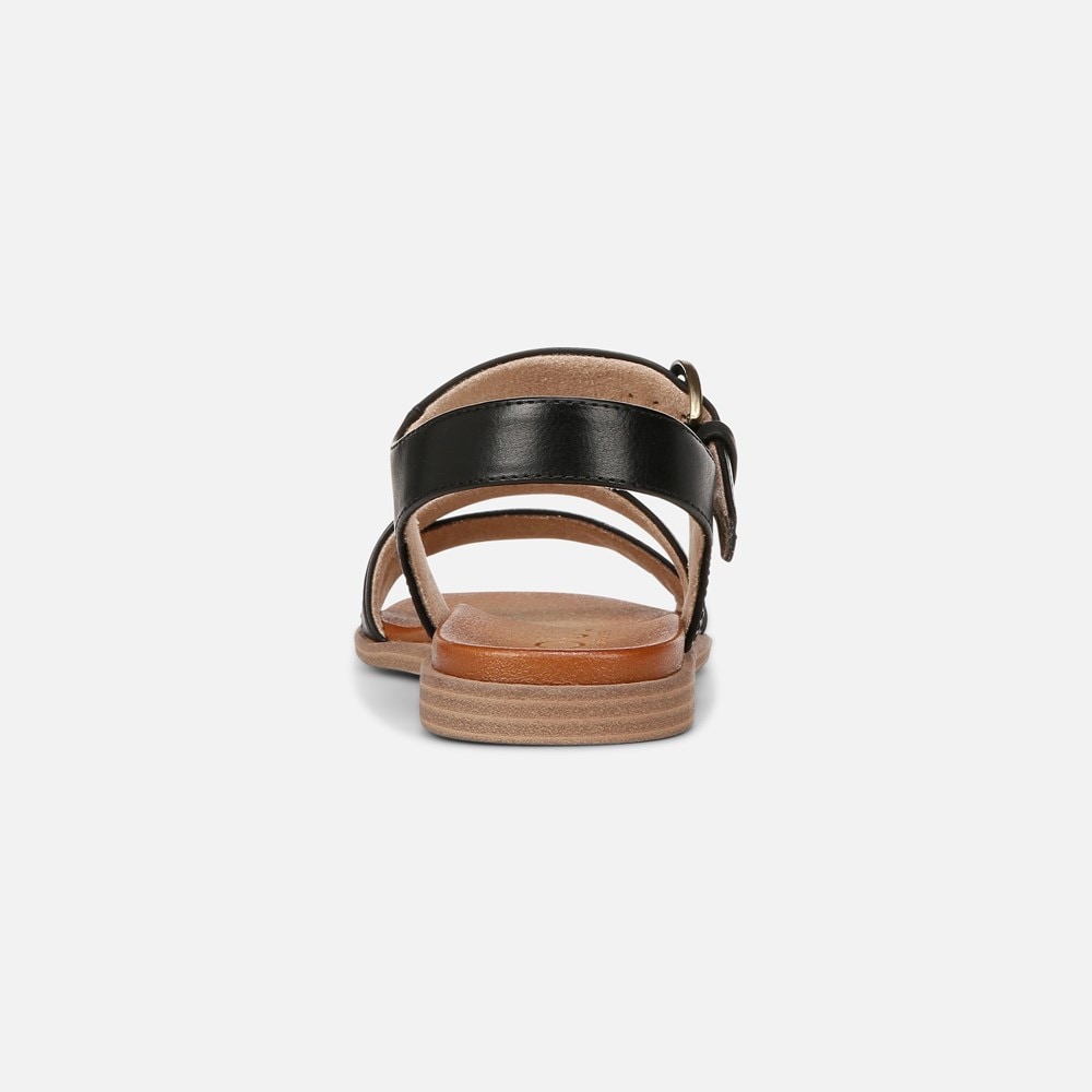 Naturalizer SOUL Jayvee Sandal - Black Faux Leather