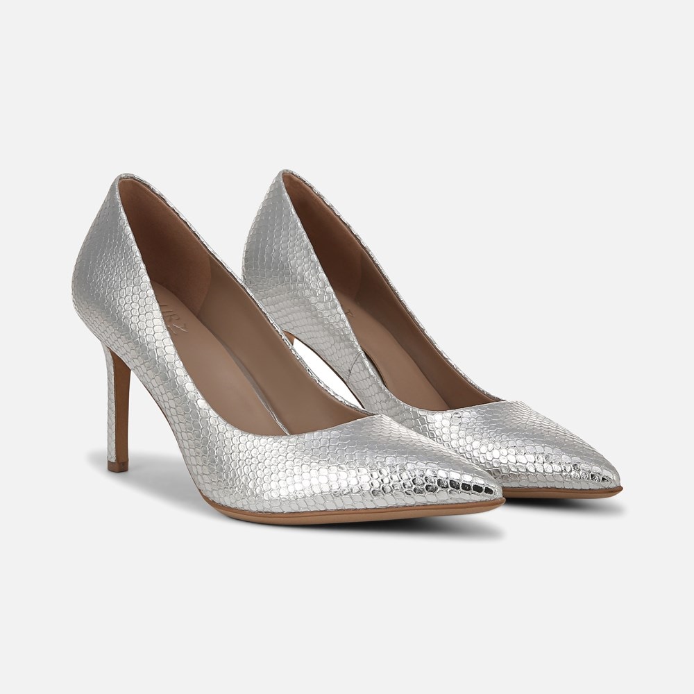 Naturalizer Anna Pump - Silver Leather
