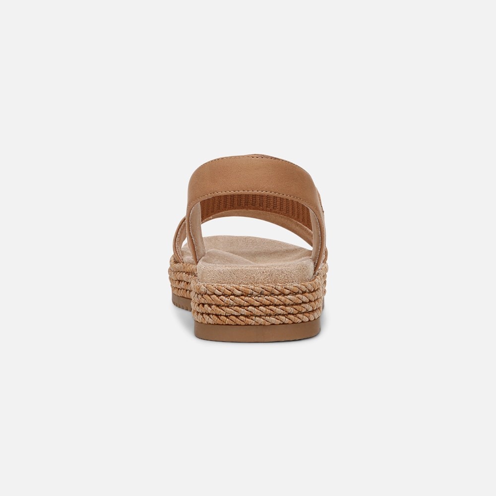 Naturalizer SOUL Diana Strappy Sandal - Cookie Dough Faux Leather