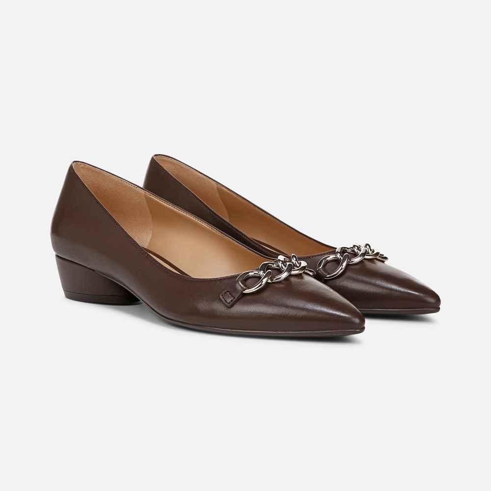 Naturalizer Becca Flat - Chocolate Bar Leather