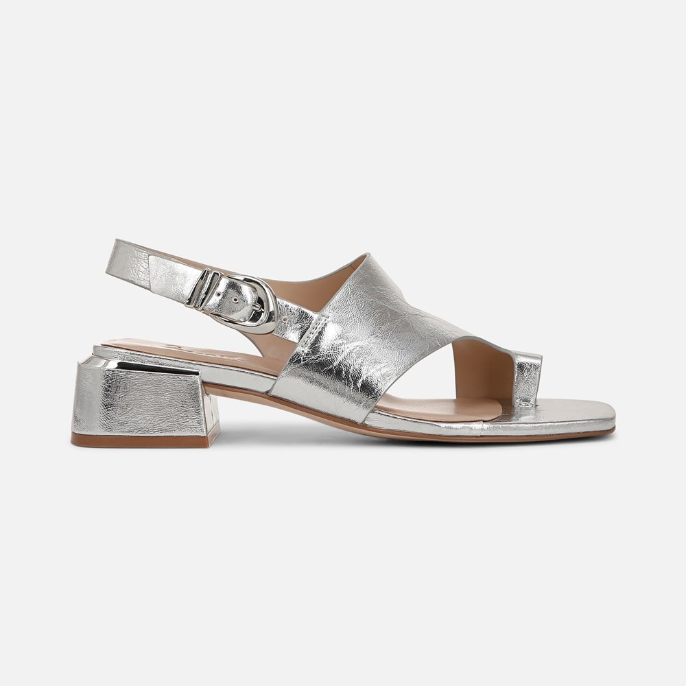 Naturalizer 27 EDIT Audra Dress Sandal - Silver Leather