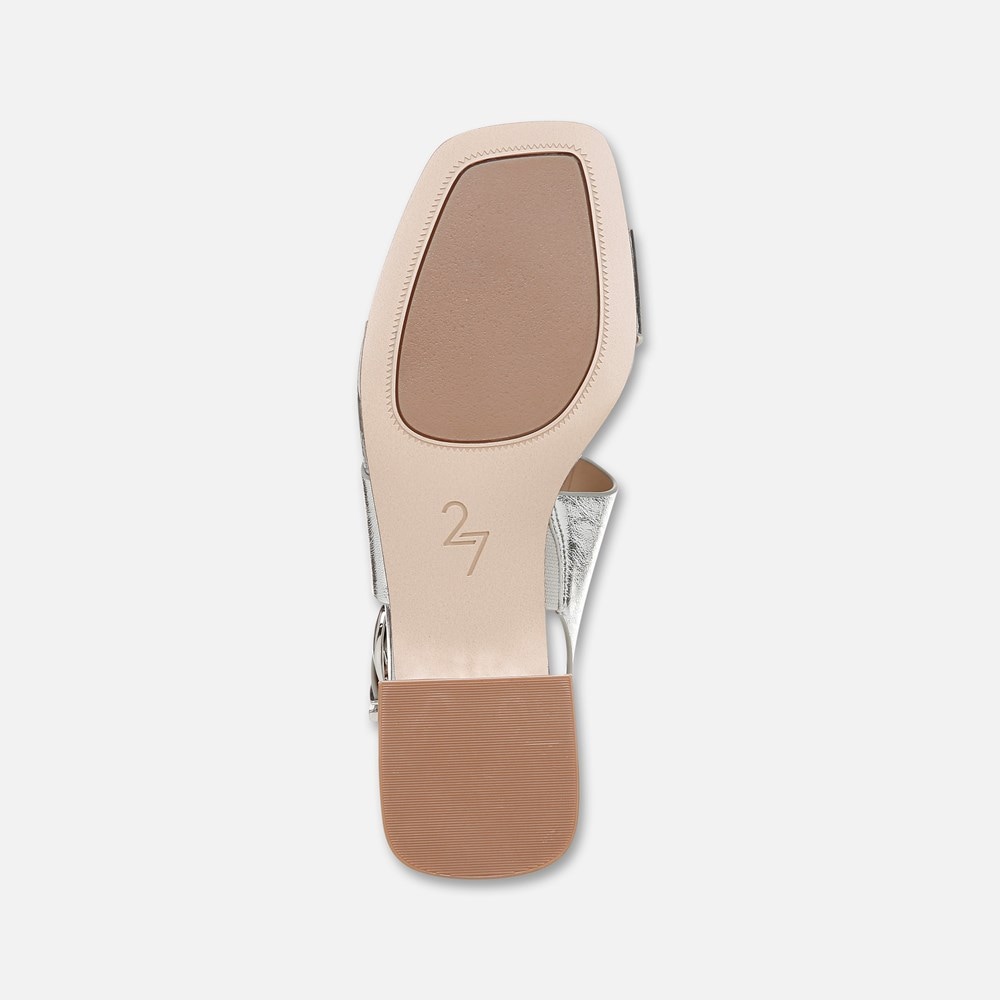 Naturalizer 27 EDIT Audra Dress Sandal - Silver Leather