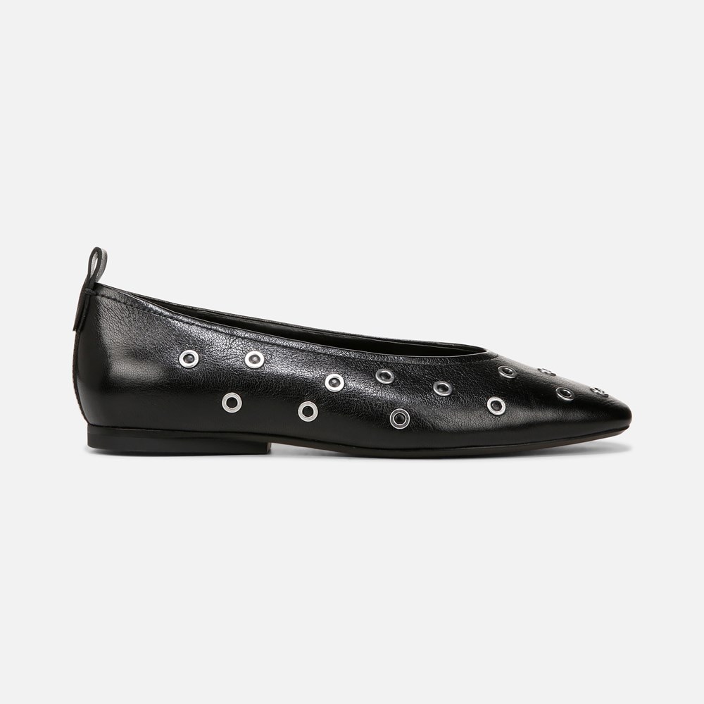 Naturalizer 27 Edit Carla Flat - Black Leather Stud