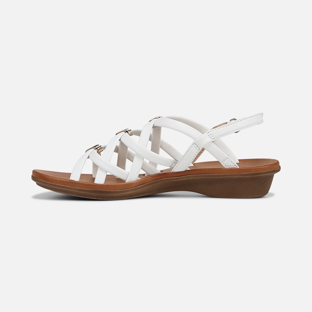 Naturalizer SOUL Sierra Strappy Sandal - White Smooth
