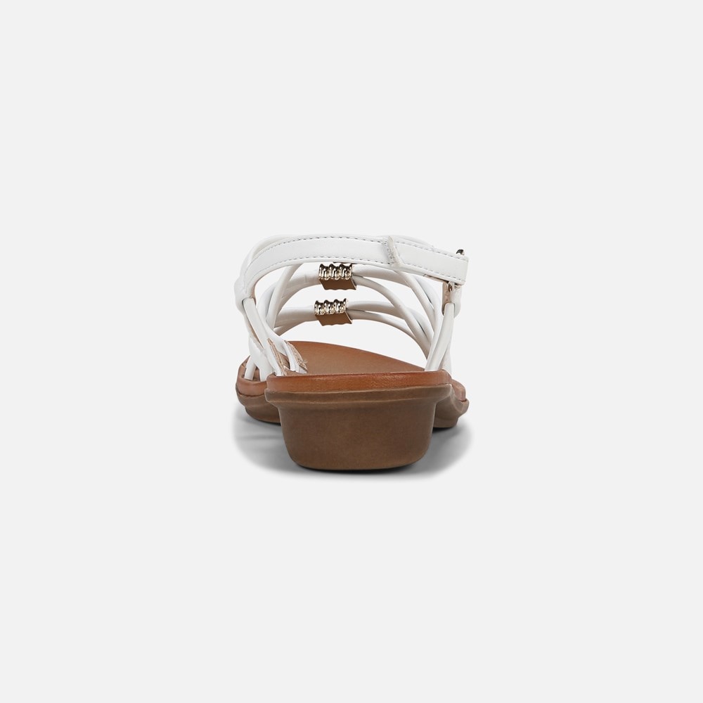 Naturalizer SOUL Sierra Strappy Sandal - White Smooth