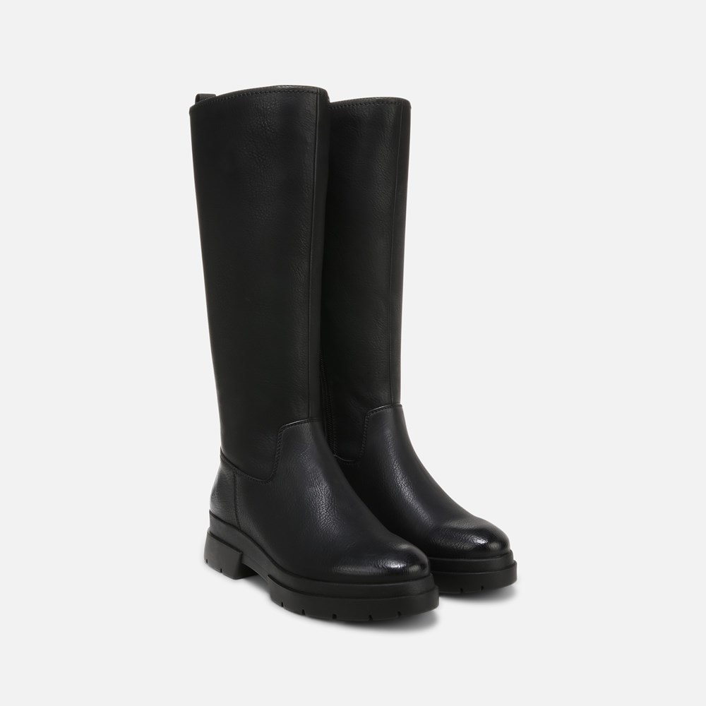 Naturalizer SOUL Orchid Weather Resistant Knee High Boot - Black Synthetic