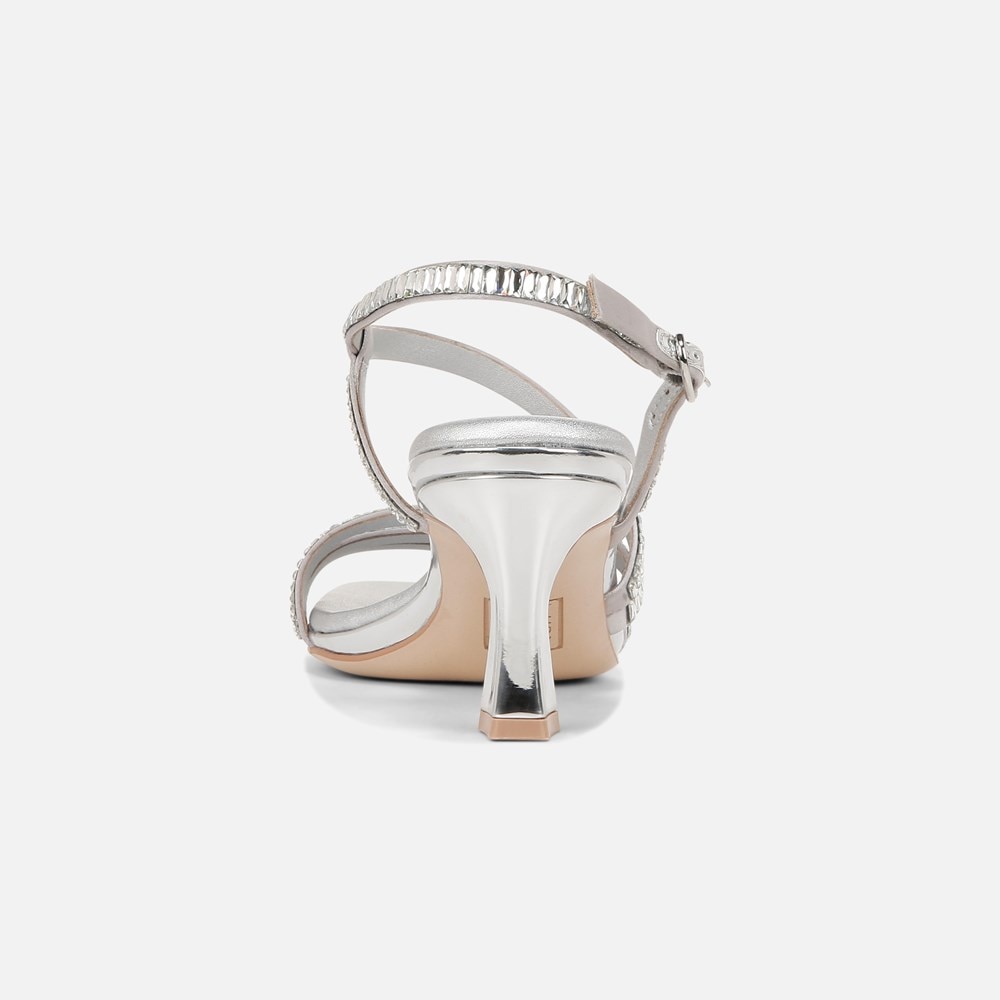 Naturalizer Galaxy 2 Strappy Sandal - Silver Fabric
