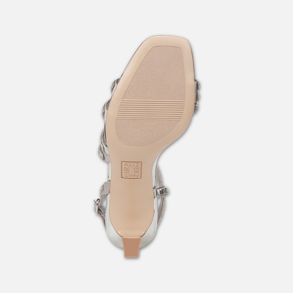Naturalizer Galaxy 2 Strappy Sandal - Silver Fabric