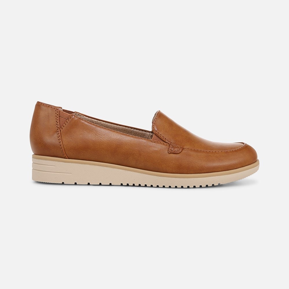 Naturalizer SOUL Idea Moc Loafer - Gingerbread Brown Faux Leather