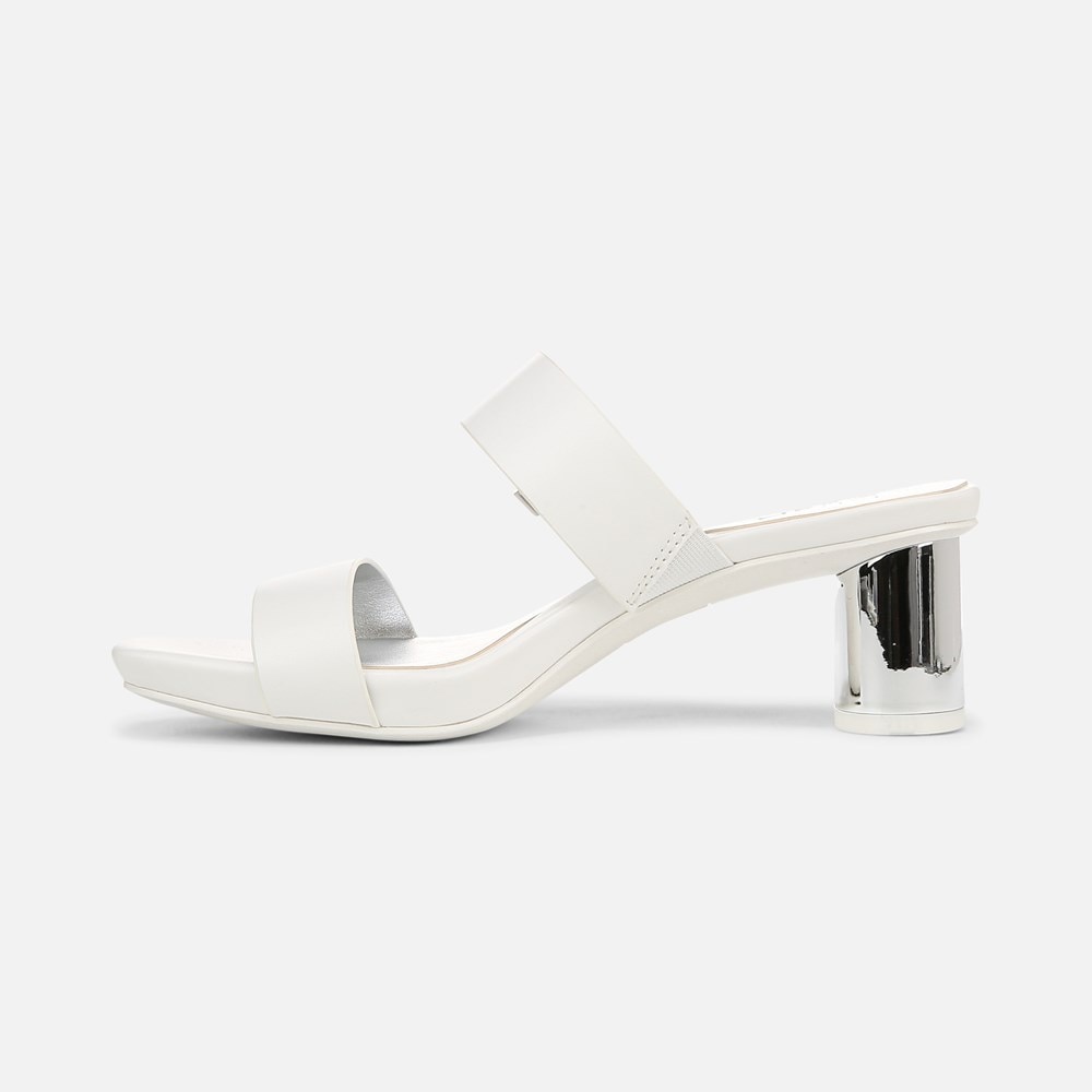 Naturalizer Ida 2 Dress Sandal - White Faux Leather