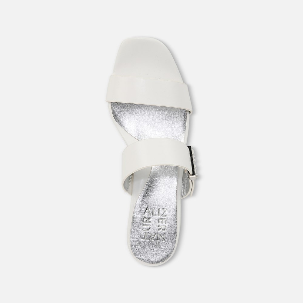 Naturalizer Ida 2 Dress Sandal - White Faux Leather