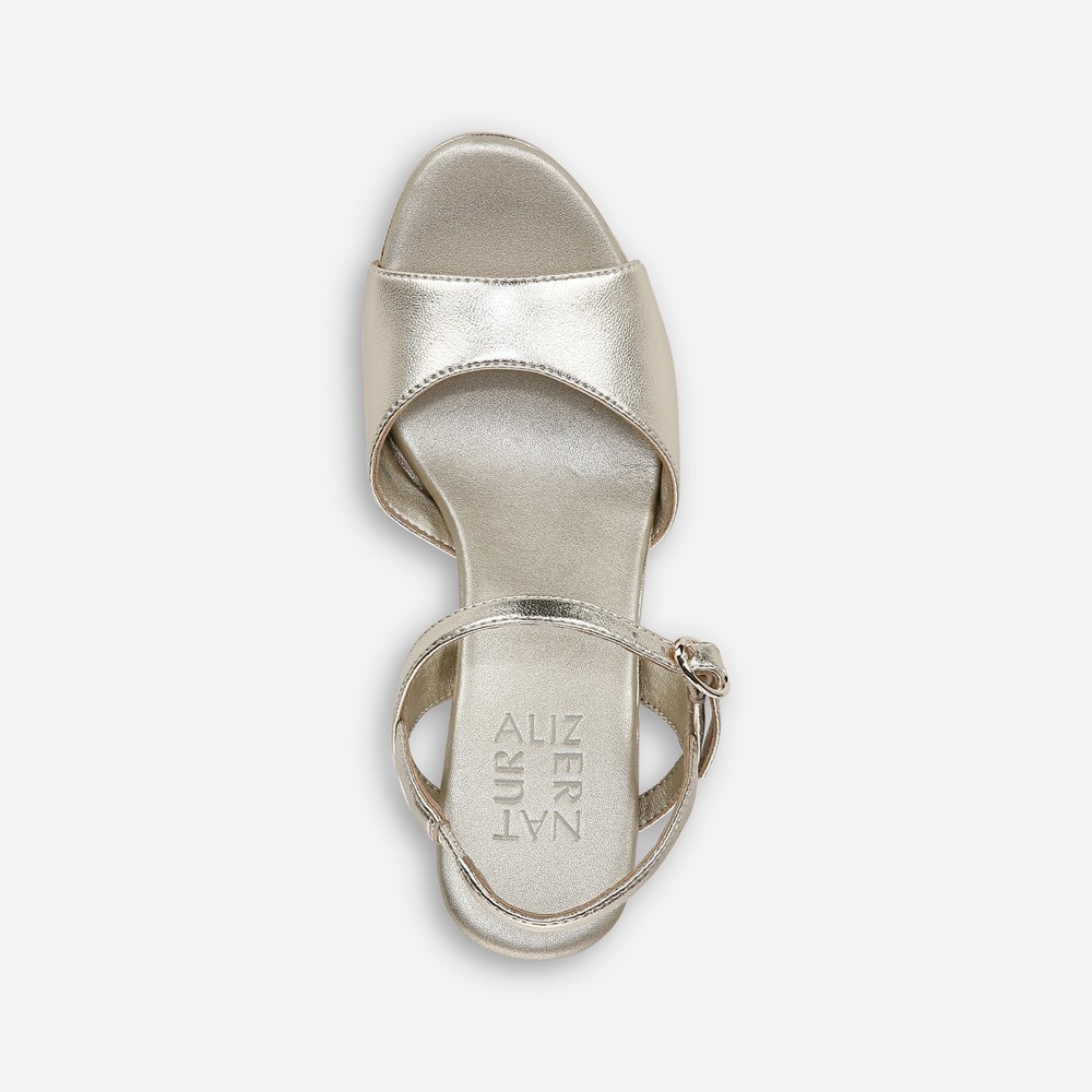Naturalizer Lala Dress Sandal - Champagne Leather