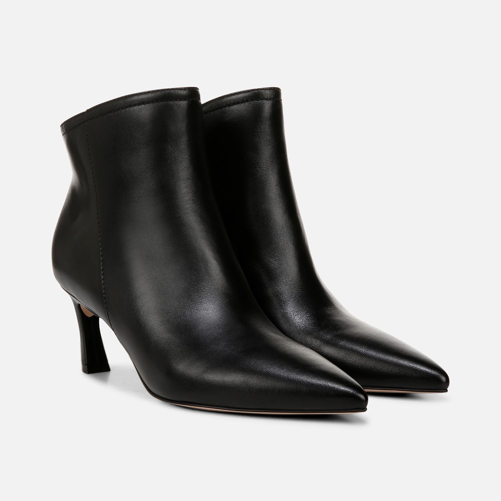 Naturalizer 27 EDIT Maya Stiletto Bootie - Black Leather