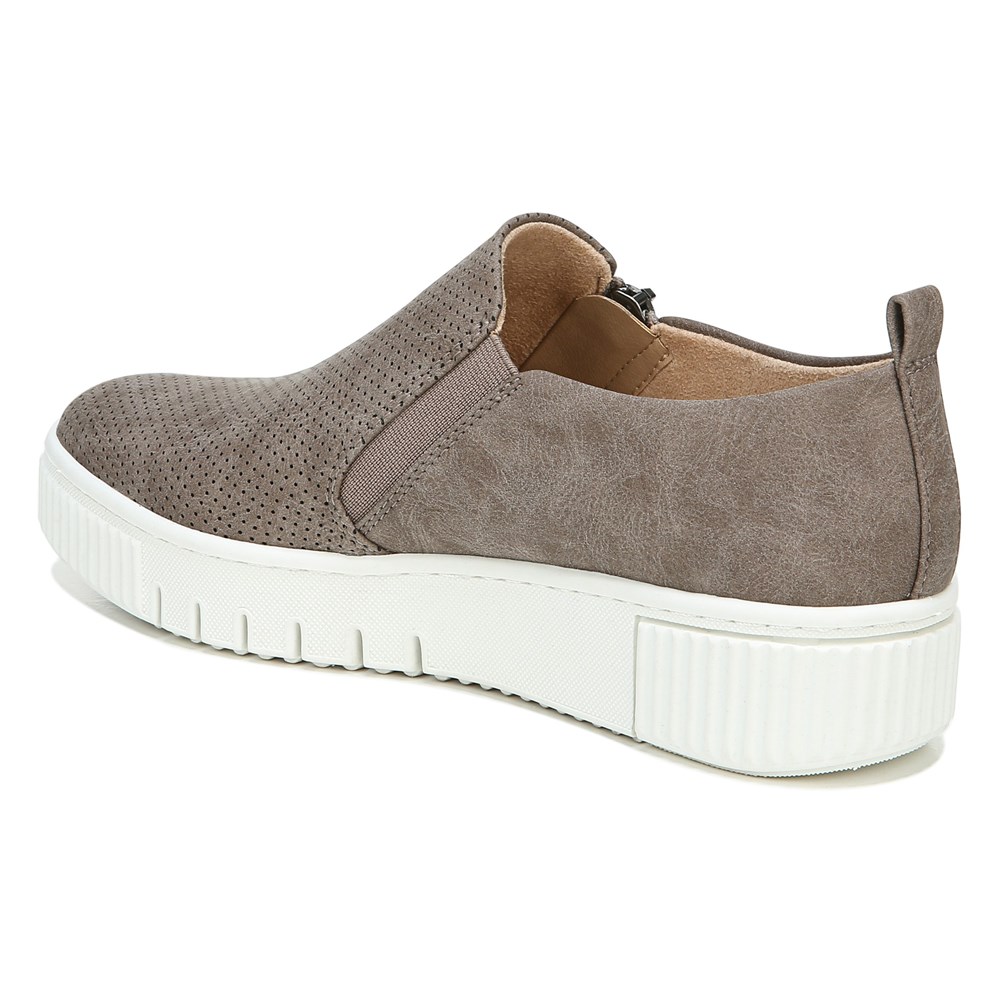 Naturalizer SOUL Turner Slip On Sneaker - Grey Synthetic