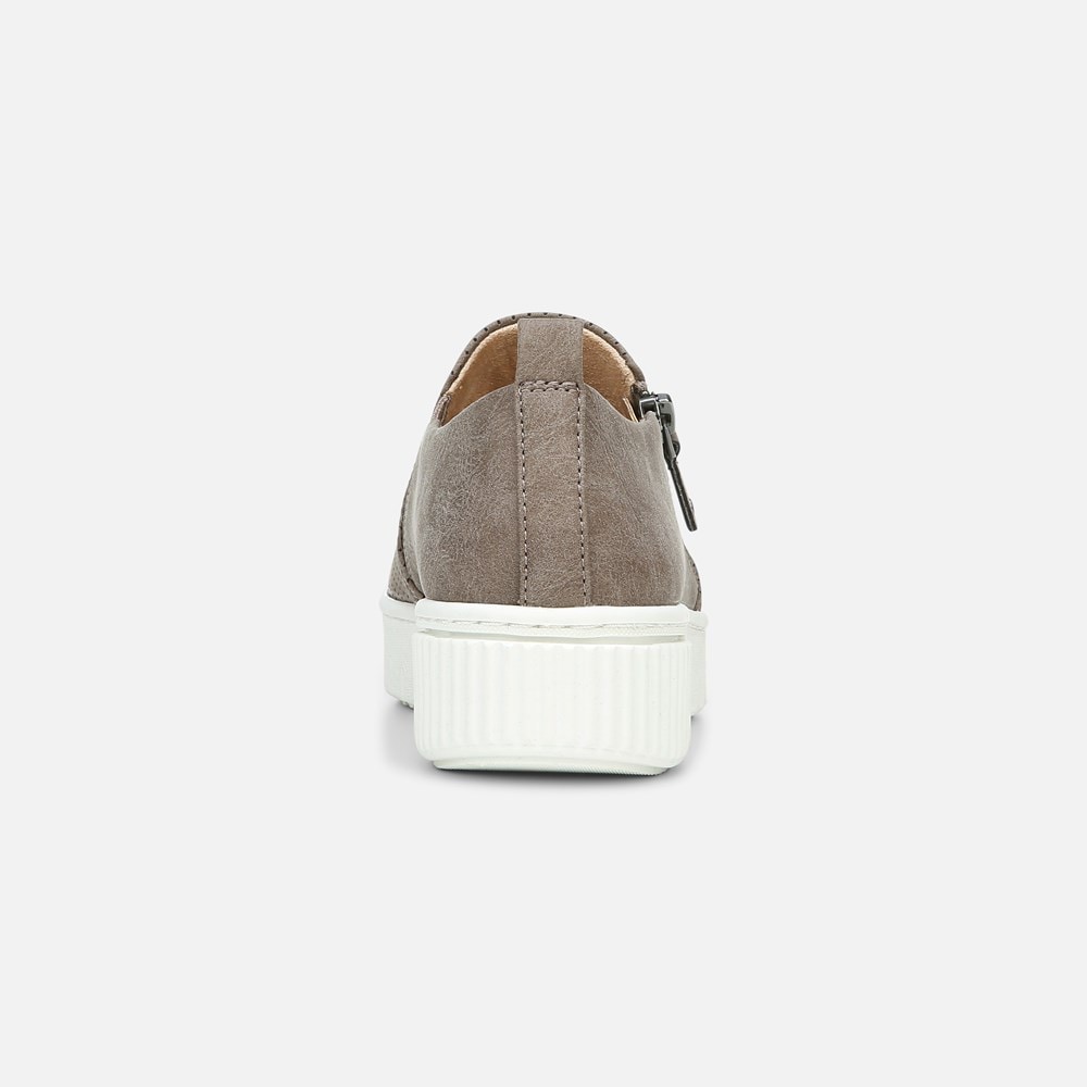 Naturalizer SOUL Turner Slip On Sneaker - Grey Synthetic